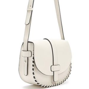 NWT - Faux Leather Braided Crossbody Bag